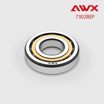 15 độ đơn hàng góc tiếp xúc vòng bi 7302BEP tùy chỉnh chấp nhận được