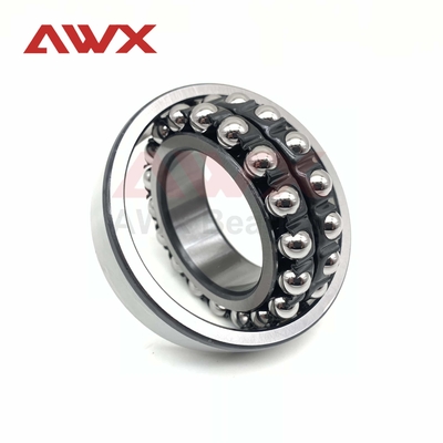 Gói hình quả bóng nối hai hàng P0 Đánh giá độ chính xác Chrome Steel Nylon Cage